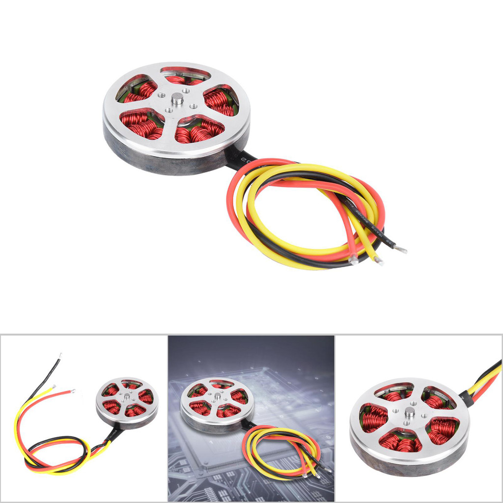 [WKM] 5010-360KV 1PCS โลหะกลางแจ้ง Big Load Multiaxis สายหนา Hollow ฝาครอบแบริ่งคู่มอเตอร์ไร้แปรงฟัน