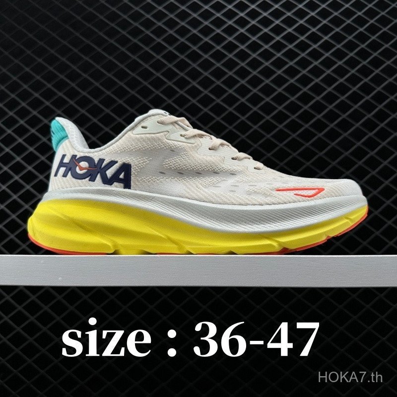 รองเท้าวิ่ง HOGA ONE CLIFTON 9 ออกแบบมืออาชีพ กันกระแทก ไซส์ 36-47