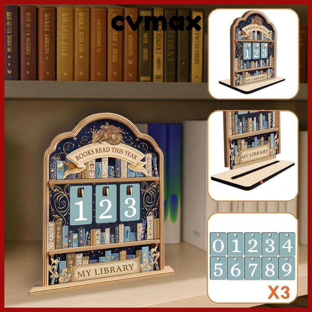 ป้ายติดตามการอ่าน CVMAX, หนังสือทํามือ 2D Read Tracker, หนังสืออ่านปีนี้การอ่านไม้ Challenge Tracker