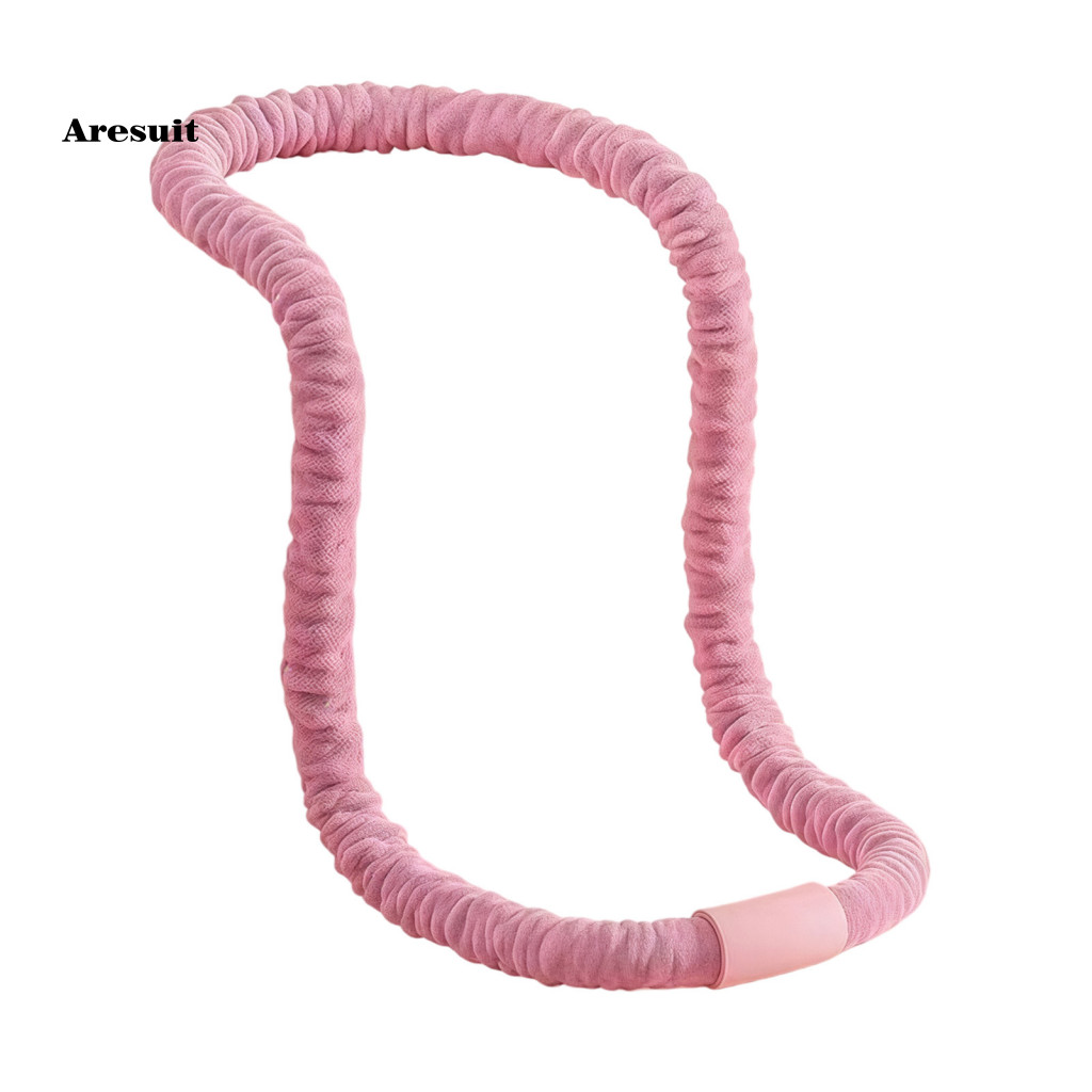 [Aresuit] Silent Fitness Hoop Velvet Fitness Circle Soft Velvet Spring Fitness Hoop สําหรับผู้ใหญ่ –