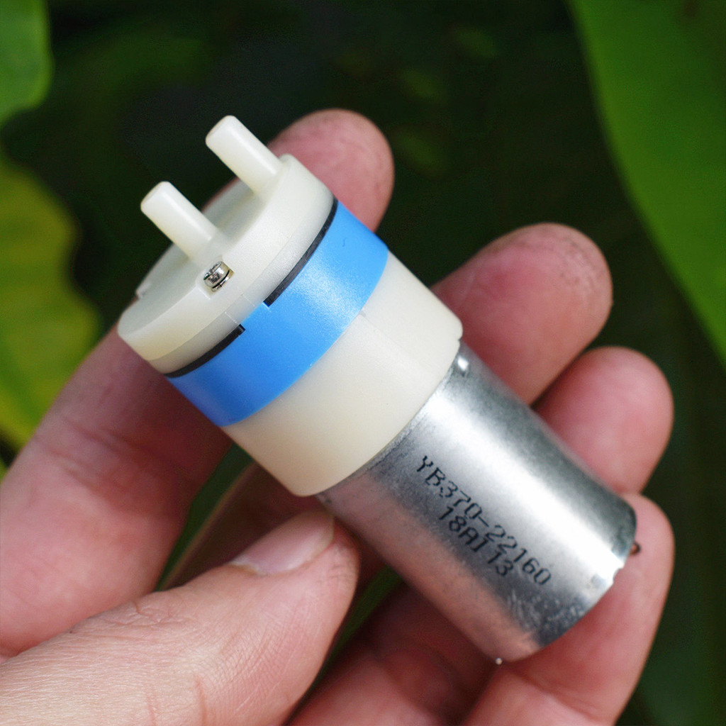 Mini 370 มอเตอร์ไฟฟ้าไดอะแฟรมปั๊มลม DC 3.7V 5V 6V Micro ปั๊มออกซิเจนสูญญากาศแรงดันลบปั๊ม DIY Inflator Aquarium