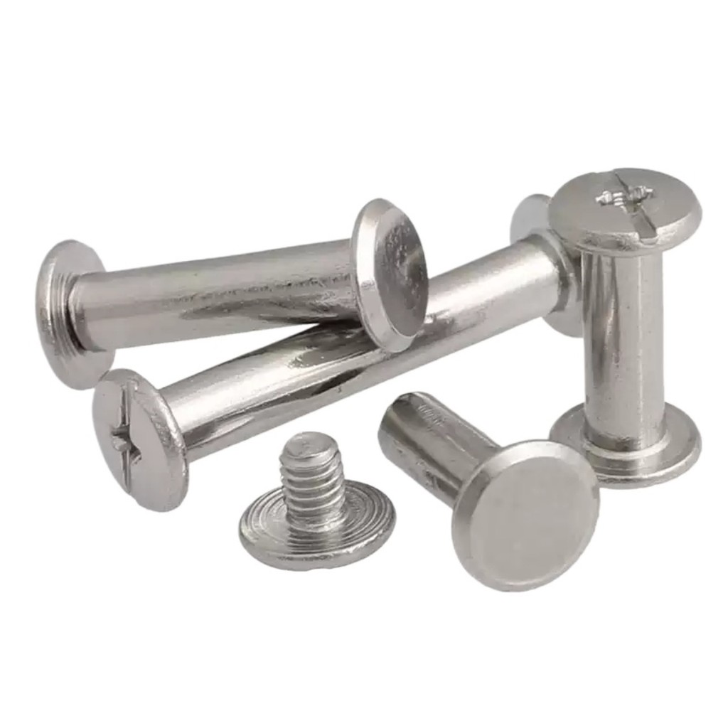 304 สแตนเลสสตีลหญิง Rivets สกรูก้นอัลบั้มภาพ Ledger Nails M4/M4.5