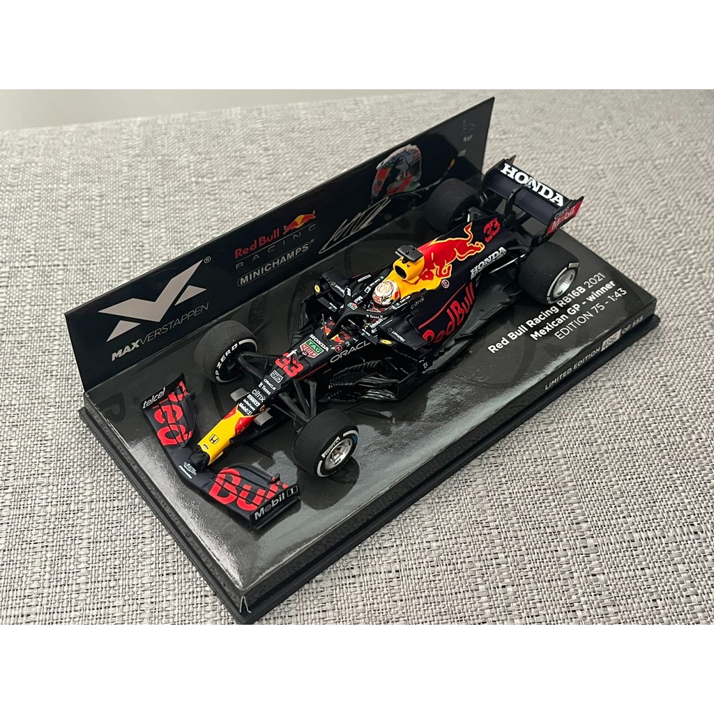 Mini Cut 1/43 Vistapan Official Red Bull RB16B Vistapan 2021 รุ่น Mexico GP