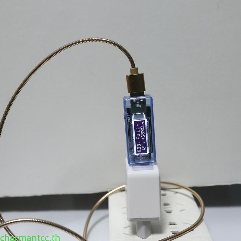 Charmantcc Silver Golden Support 5V 9V 12V Fast Charge สายชาร์จ USB to Type C