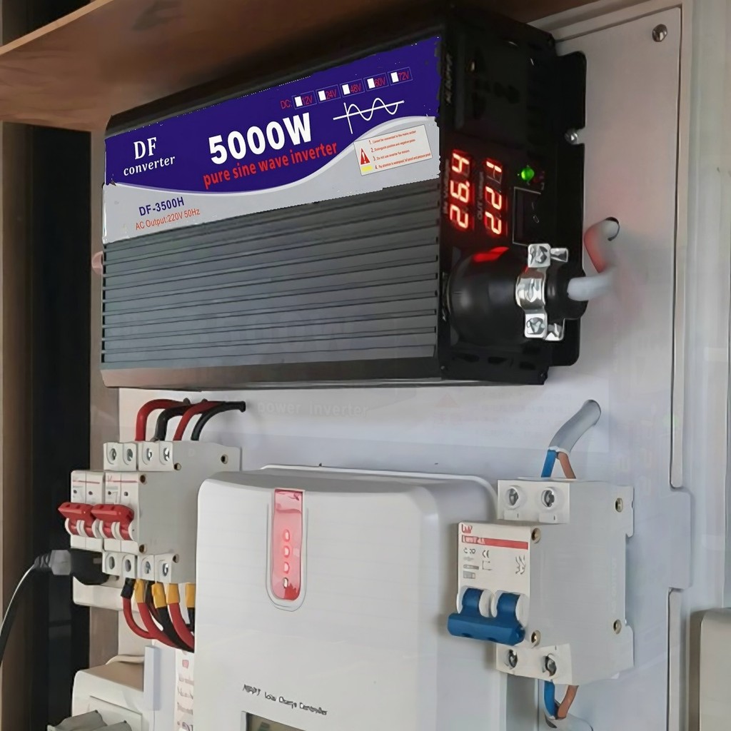 CJ อินเวอร์เตอร์ 3500W/5000W ไฟไม่พอใช้ ตัวเดียวจบ แปลงไฟรถเป็นไฟบ้าน ใช้งานง่าย ทนทาน พร้อมส่ง