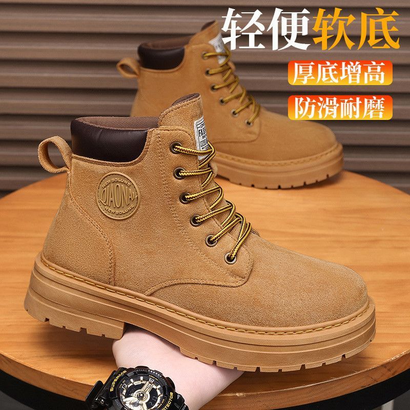 Cod ขายร้อน 2025 ข้อเสนอพิเศษ Treatment Martin Boots ผู้ชายสไตล์ใหม่สไตล์ฤดูหนาวน้ําหนักเบา Soft-sol