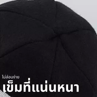 หมวกถักสไตล์อเมริกัน สำหรับหัวใหญ่ กันหนาวฤดูหนาว ปีนเขา ครอบหู อบอุ่น หน้าเล็กสุดสวย