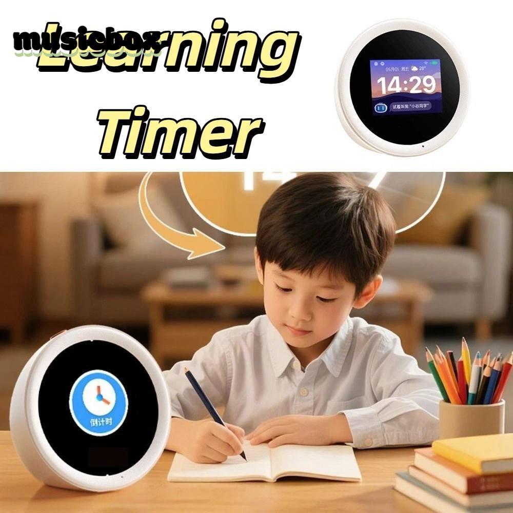 MUSICBOX N2 นาฬิกาปลุกอัจฉริยะ, ตัวจับเวลาแบบวินัยในตนเอง AI เทคโนโลยี AI ลําโพง, ลําโพงจับเวลา AI D