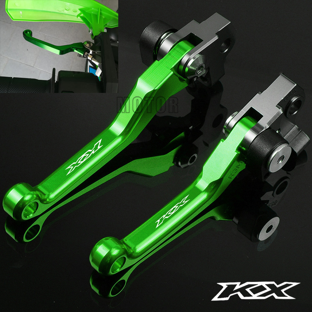 Eสําหรับ Kawasaki KX65/KX85/KX125/KX250/KX250F/KX450F CNC รถจักรยานยนต์ Dirt Pit Bike Pivot เบรคคลัท