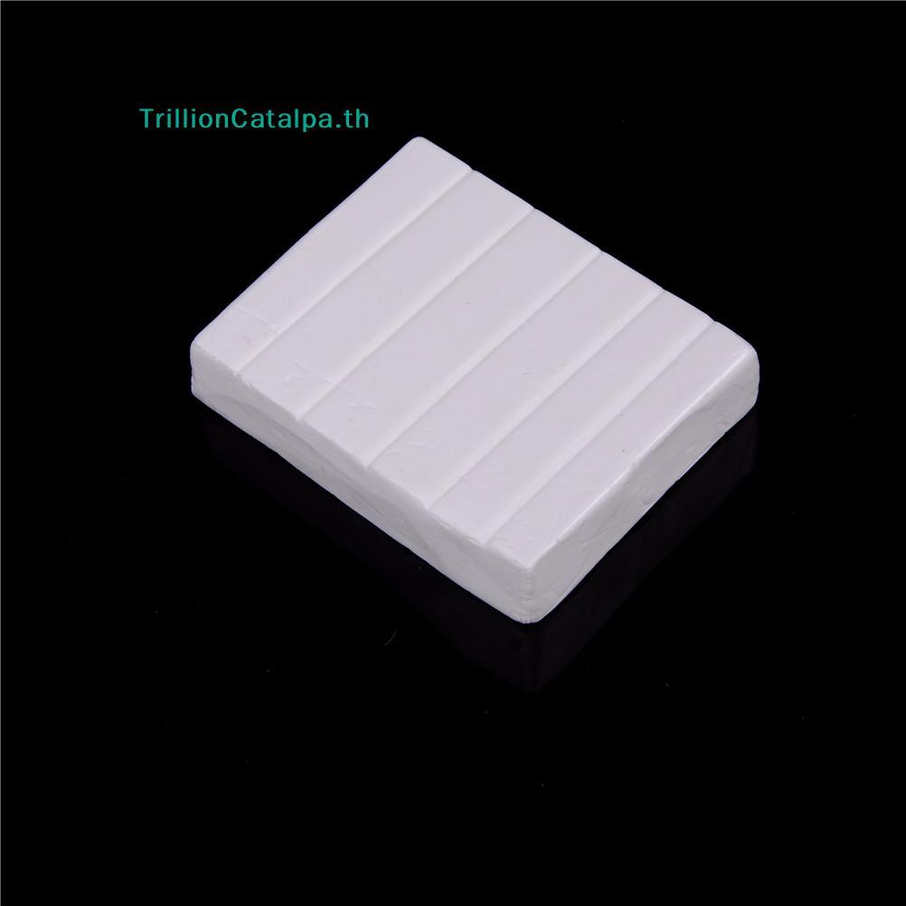 TrillionCatalpa เตาอบ-bake Clay Fimo Polymer Clay Figuline 250g/paet สีขาวสี Soft Cay Modeling TH