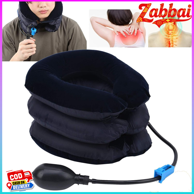 Zabbai    [พร้อมส่ง] เครื่องล็อคคอ Neck Massage ที่ดึงคอ ยืดกระดูกคอ หมอนดึงคอ ลดอาการปวดคอ