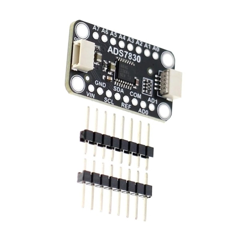 HL ADS7830 Analog To Digital Conversion Board 12Bit ความละเอียดกว้าง 2 7V ถึง 5 5V ระยะการใช้งาน