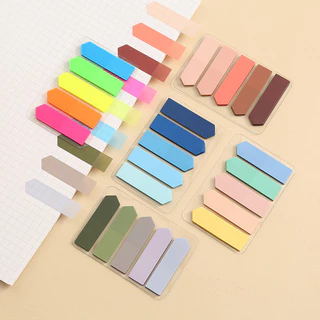 Dreamerhouse Fluorescent Color Transparent Sticky Note Arrow PET Sticky Note รวม Index Note N Times Stick