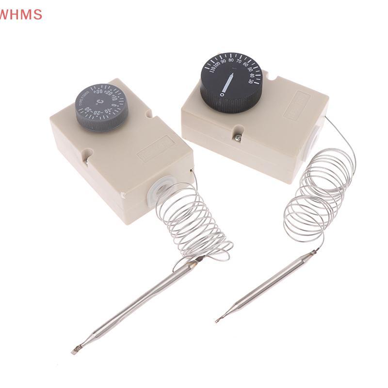 (WHMS) สําหรับอุปกรณ์ไฟฟ้าลูกบิดอุณหภูมิสวิทช์ Capillary Thermostat 50-300C 0-60C 0-50C 0-40C 30-110