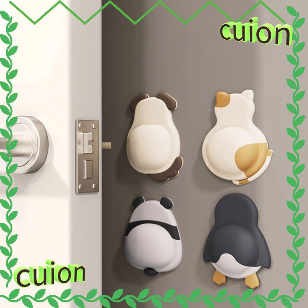กําปั้น1413 1/2/4ชิ้น ที่กั้นประตู,การออกแบบใบ้ยางนุ่มแผ่นป้องกันการชนกัน,กาวตนเองกันลื่นกันกระแทกสติกเกอร์ป้องกันประตู
