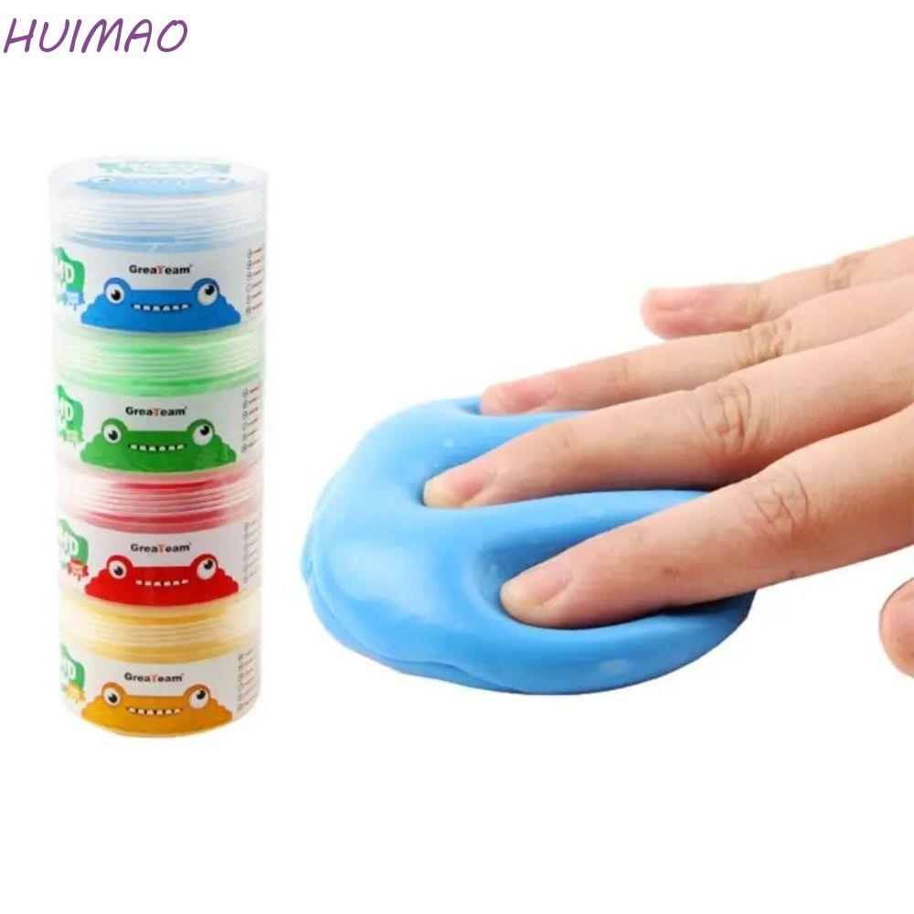 HUIMAO Hand Putty Squiz ของเล่น, Non-Sticky 4 ชิ้น/เซ็ต Finger Training Putty, ของเล่นเพื่อการศึกษา 