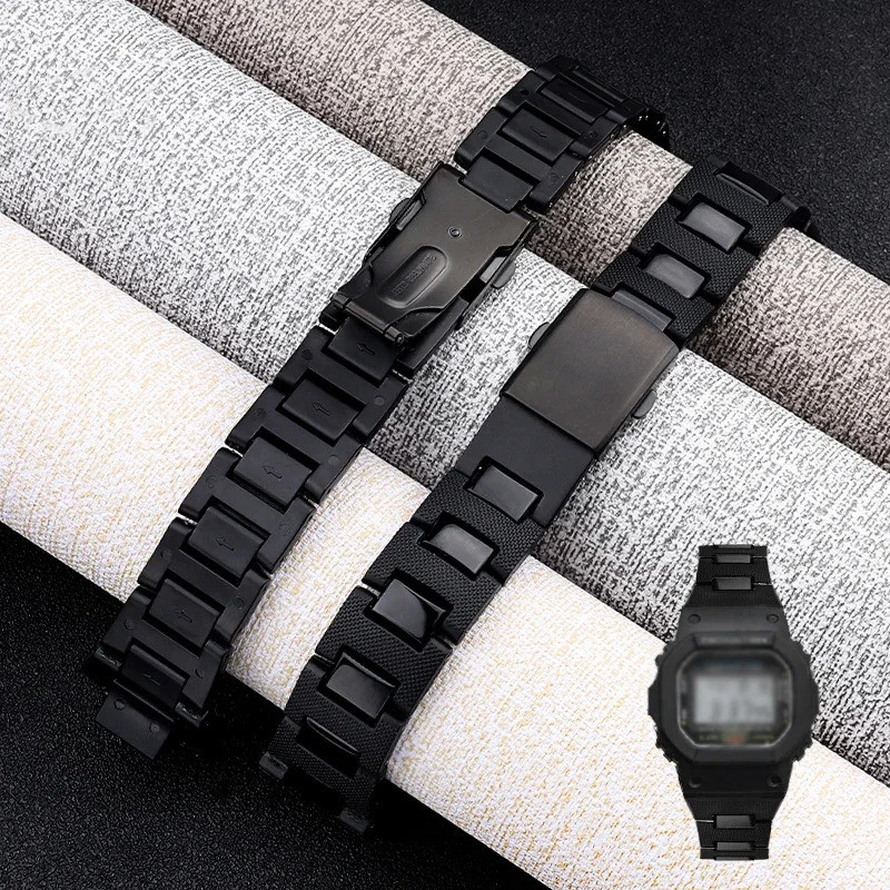 สายนาฬิกาพลาสติกสําหรับ Casio G-Shock DW-5600 DW-5025 GW-M5610 DW-5000 GA2100 GBX-100 สร้อยข้อมือ 16