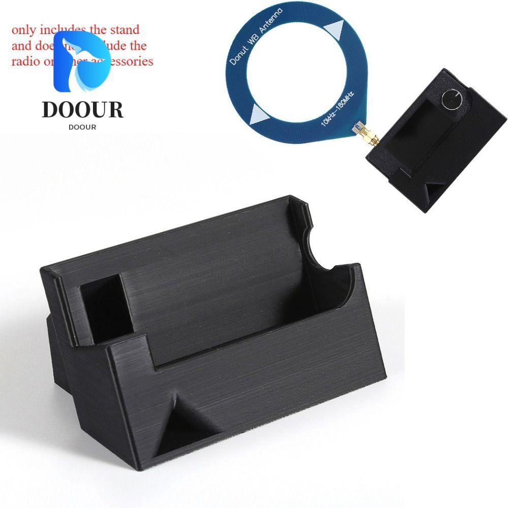 DOOUR ขาตั้งวิทยุขนาดเล็กโดยเฉพาะ, ขายึดวิทยุกระเป๋าพิมพ์ขยายในตัว, ที่วางวิทยุรองรับน้ําหนักเบาสําห