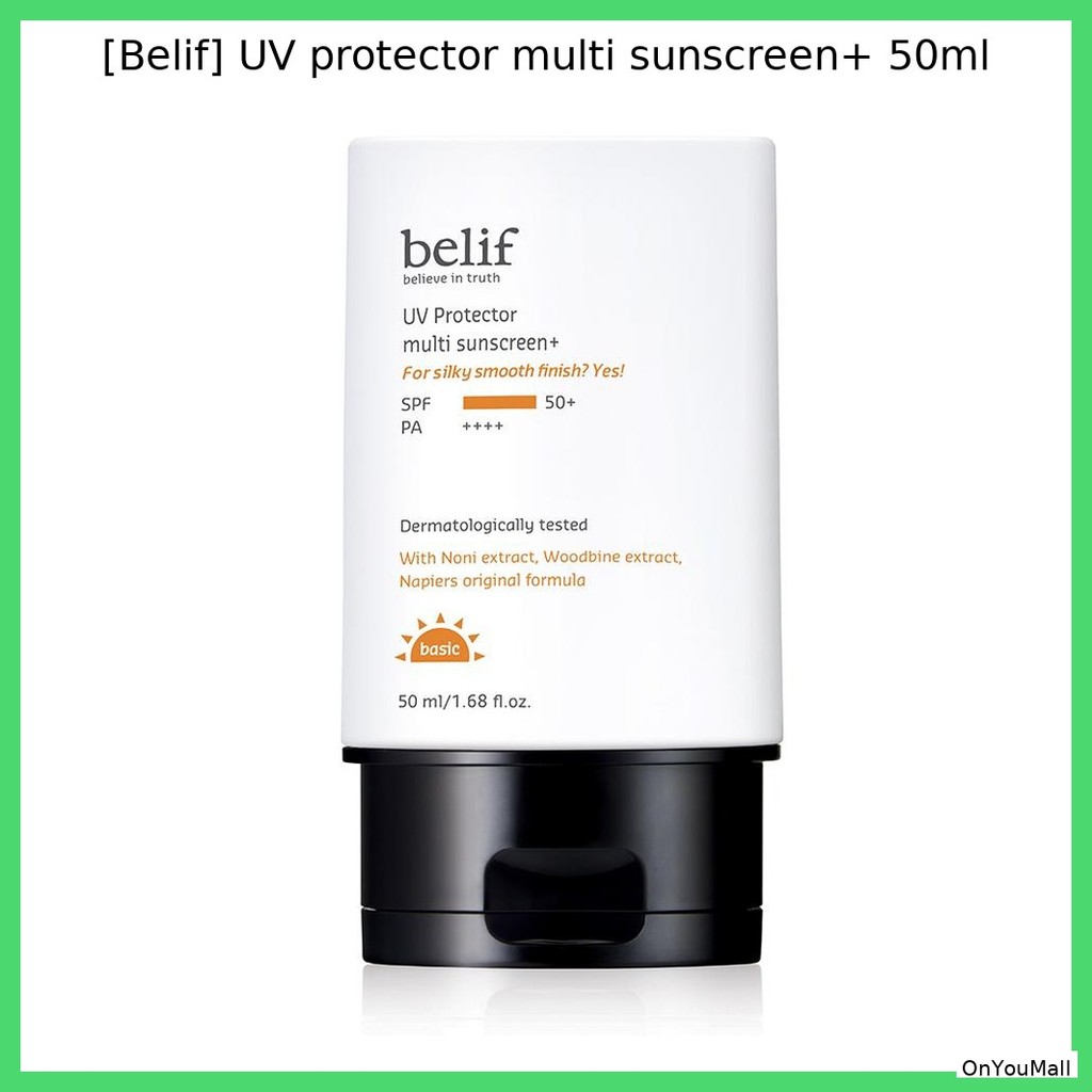 [Belif] UV protector multi sunscreen+ 50ml / น้ําหนักเบา Hydrati by OnYouMall