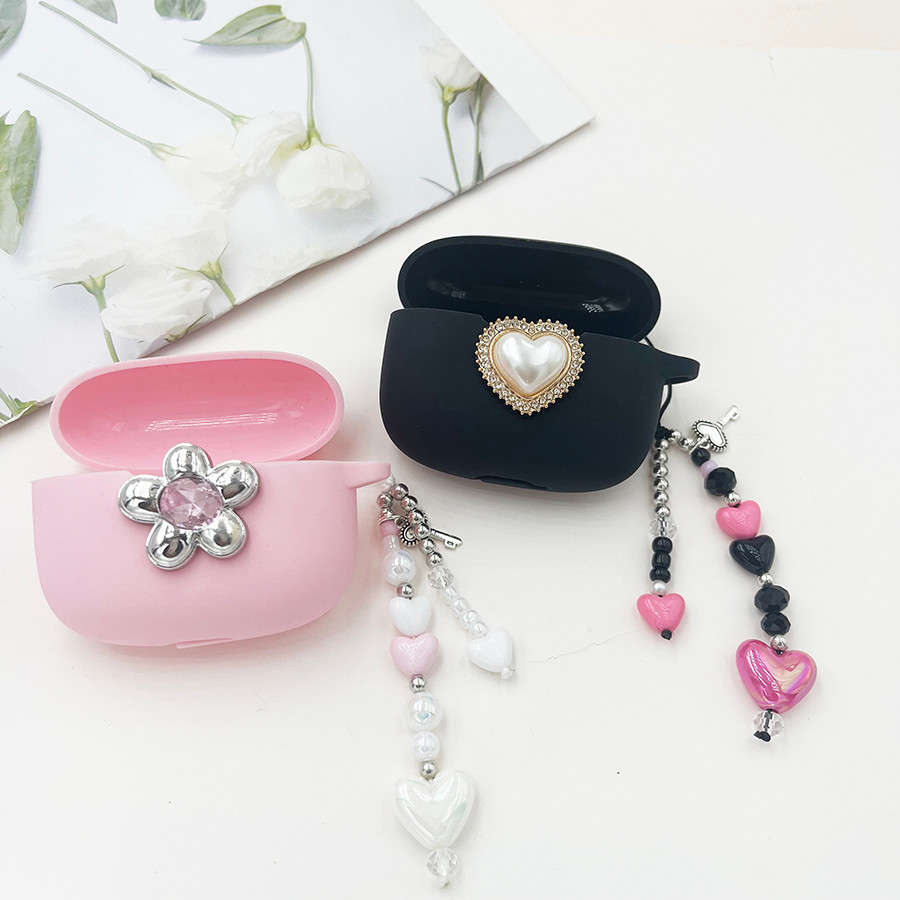 หรูหราหูฟังสําหรับ HONOR Earbuds X6 /Earbuds 4i/Earbuds A/FreeBuds ลิปสติก 2 พร้อม keychian ซิลิโคนก