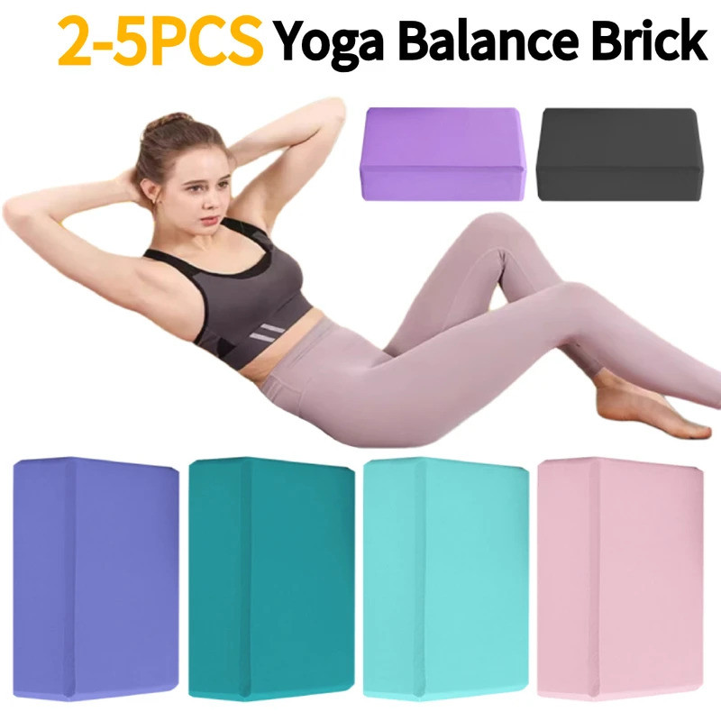 2-5PCS EVA Yoga Block Yoga Building Blocks Moisture-Proof High Density Yoga Blocks Body Shaping Yoga