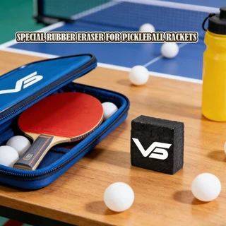 เก็บปลายทาง！ยางลบไม้พิกเกิลบอล ยางลบคาร์บอนไฟเบอร์ Pickleball Racket ทําความสะอาด ฝุ่น สิ่งสกปรก ใช้ซ้ำได้ปลอดภัย