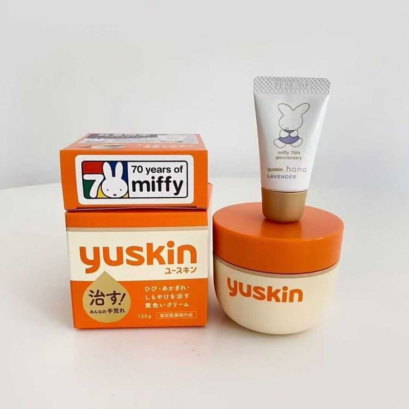 ญี่ปุ่นนําเข้า Yuskin Yuskin Yuskin ผิวแห้ง Moisturizing 120g ครีมทามือ Mitu Limited Beauty 1.11