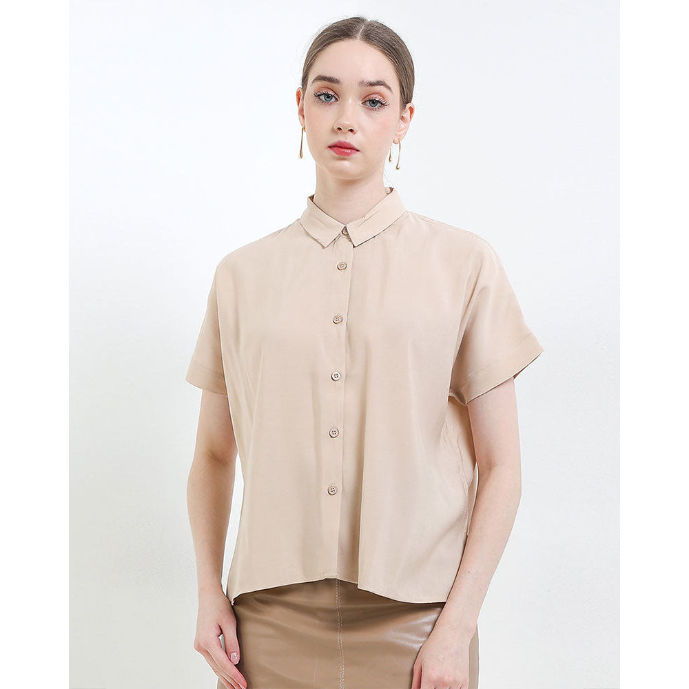 KEMEJA Cardinal เสื้อเชิ้ตทรงหลวมผู้หญิง D0304P12A