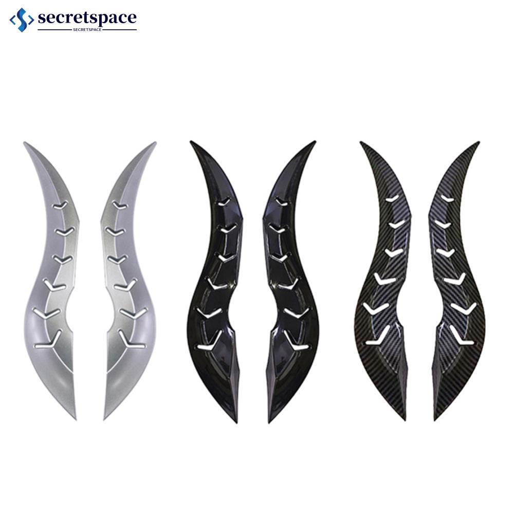 SECRETSPACE 2 ชิ้นตกแต่งหลังคารถดู Dragon Hydrographic สปอยเลอร์ Fin สําหรับการปรับแต่งอุปกรณ์เสริม 