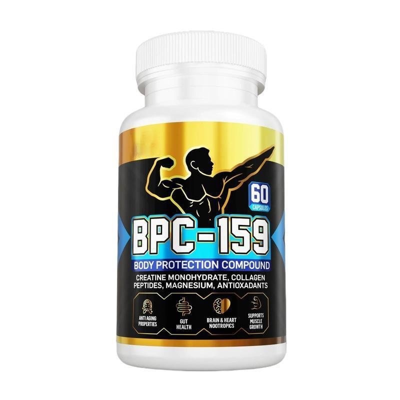 BPC-159 Peptide Capsules- BPC-157 Blend with Creatine Monohydrate, Collagen Peptides & Magnesium Glu
