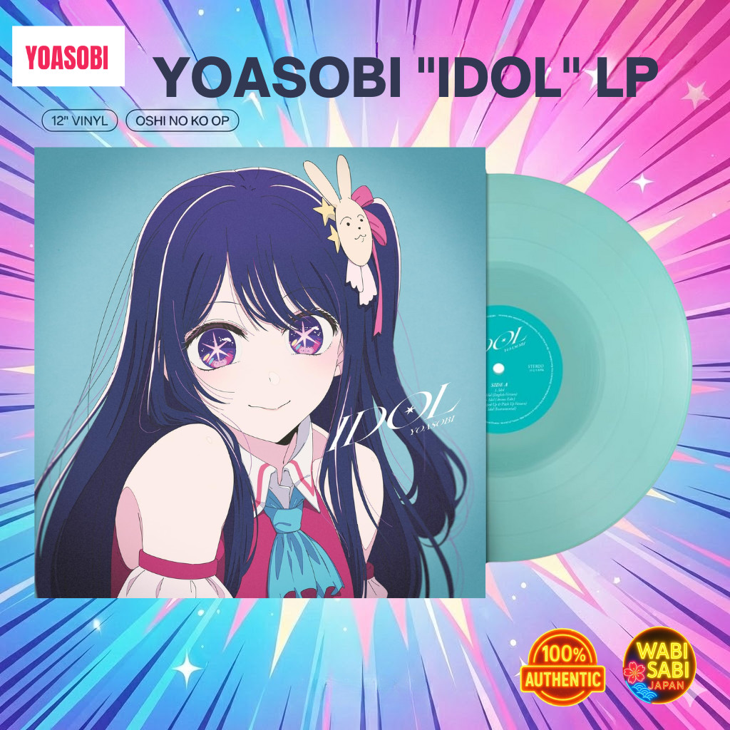 YOASOBI Idol 12-Inch Vinyl LP Light Blue Limited Edition Oshi no Ko OST