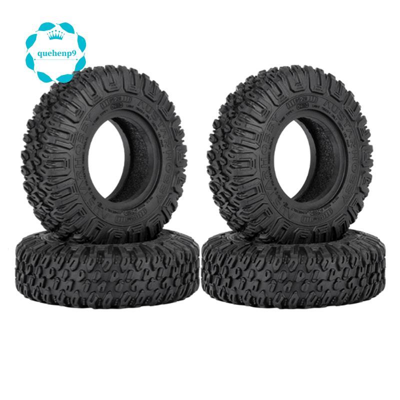 [Fast Q9]4PCS 85MM 1.55 นิ้วยาง Tyre สําหรับ 1/10 RC Crawler รถ Jr D90 CC01 LC70 MST