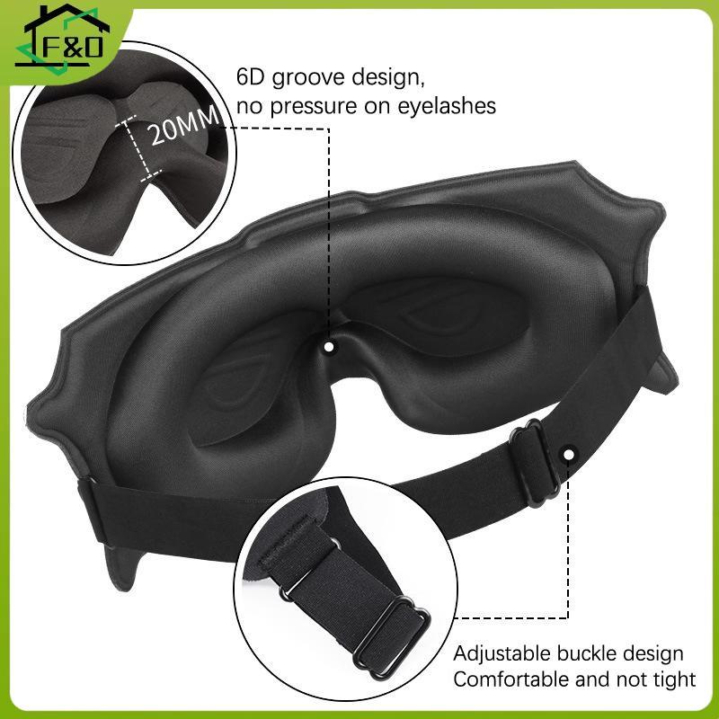 F&O 3D Sleeping Mask Blo Out Light Sleep Mask สําหรับตา Soft Sleeping Aid Eye Mask สําหรับ Travel Ey