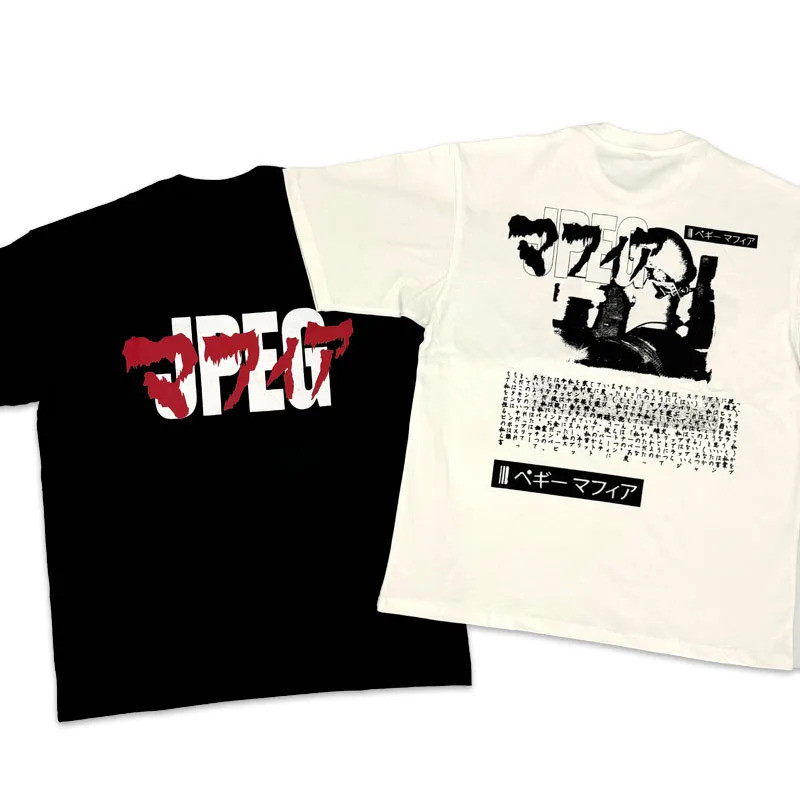 Jpegmafia Akira Tee อัลบั้มพิมพ์ JPEG Peripheral Tee แขนสั้น Limited - หรูหราสําหรับผู้ชายและผู้หญิง