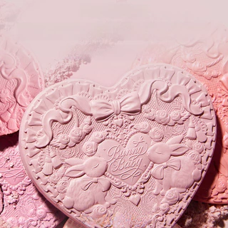 FLOWER KNOWS Blush Rabbit Garden Series Quick-Dry Blush นูน Matte Satin Smooth Face