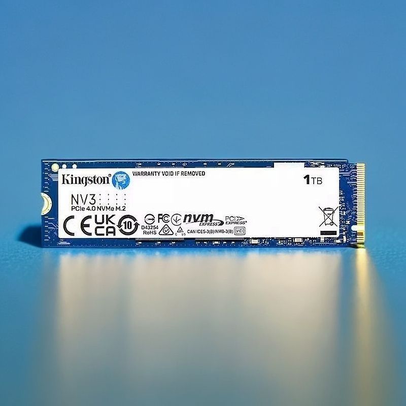 【Kingston NV3 1TB】SSD PCIe 4.0 NVMe สำหรับ PC/โน้ตบุ๊ค ใหม่ แพ็คเกจแท้