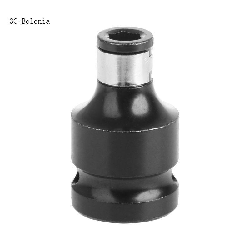 PC 1 2 ไดร์เวอร์กระแทก 1 4 Hex Shank Quick Release Bit Socket Adaptor Converter Kit