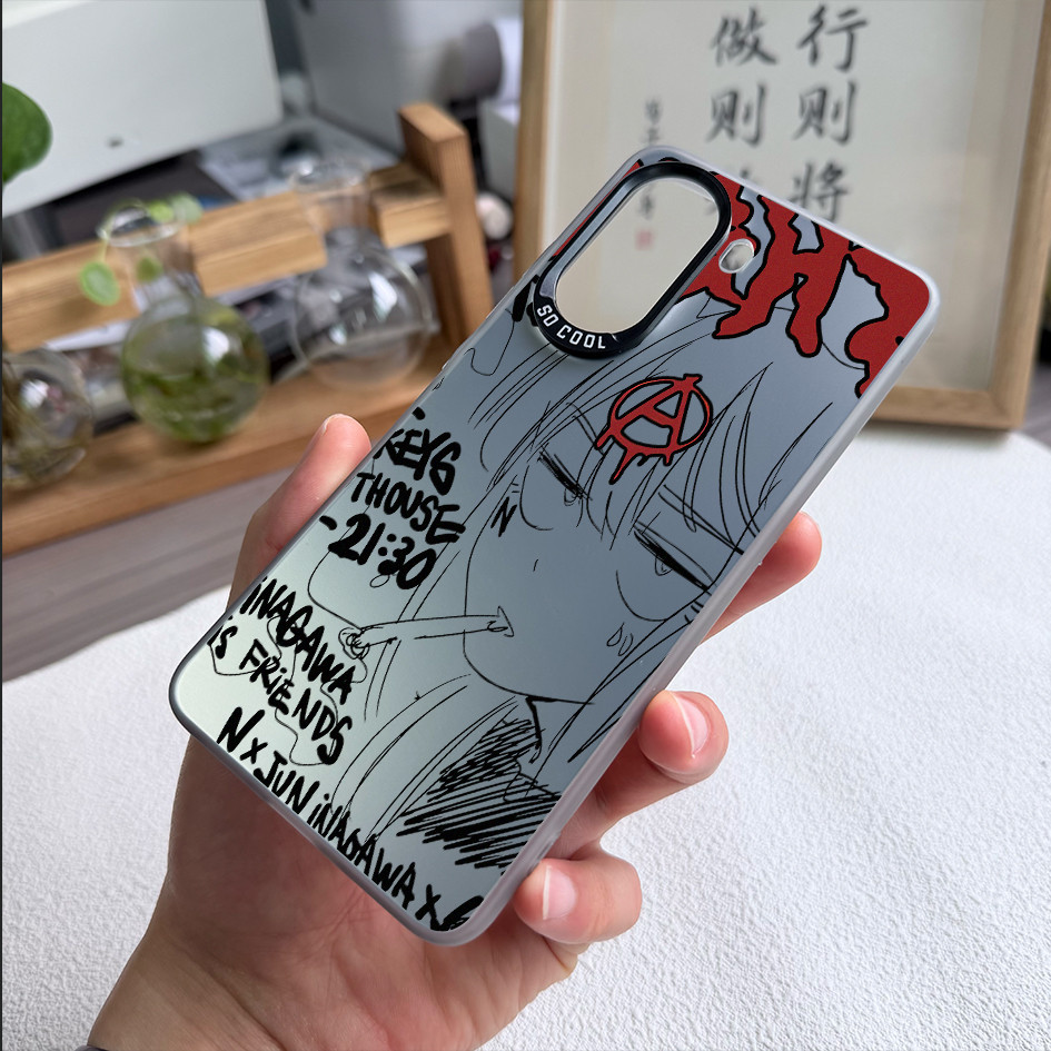 Bocchi the Rock Micro Matte Hard เคสโทรศัพท์สําหรับ POCO X7 X6 X5 F8 Ultra F8 Pro F7 F6 Pro F5 กันกระแทก POCO ฝาครอบ - รูปที่ 6