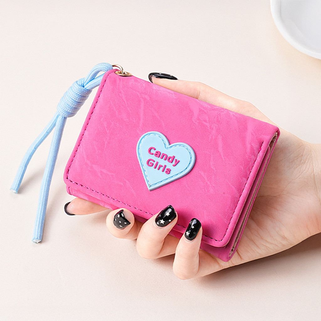 กระเป๋าสตางค์ใบสั้น ช่องใส่บัตรหลายช่อง จัดเก็บบัตรได้เป็นระเบียบ ขนาดกะทัดรัด พกพาง่าย - รูปที่ 3