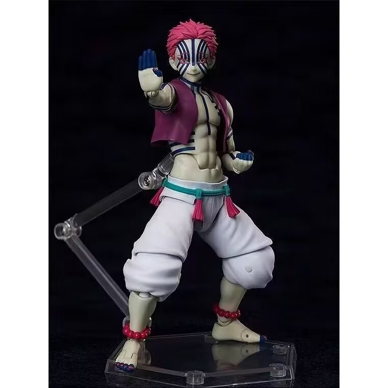 Figma Demon Slayer: Kimetsu no Yaiba Yaiba Akaza 146 ของเล่นโมเดลฟิกเกอร์ Super Action