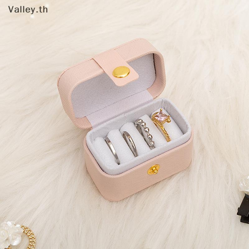 [Valley] Leather Girl Portable Jewelry ต่างหูแบบสตั๊ด กล่องเครื่องประดับ ออแกไนเซอร์ TH