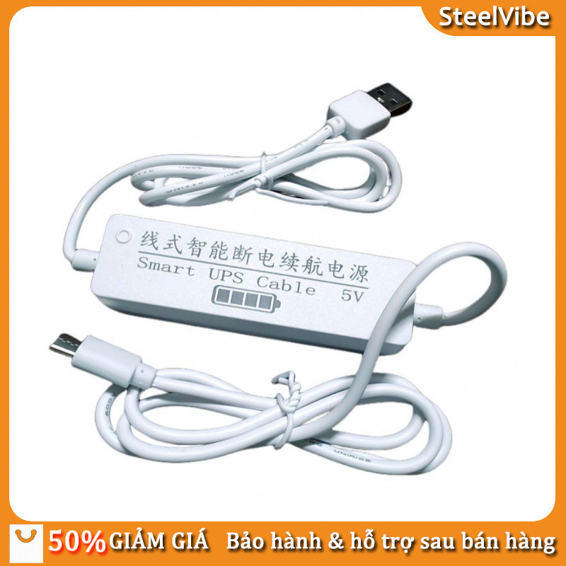 5V-2A UPS อุปกรณ์จ่ายไฟฉุกเฉิน, UPS, ไฟสํารอง, สําหรับกล้อง Wifi, มือถือ/พกพา