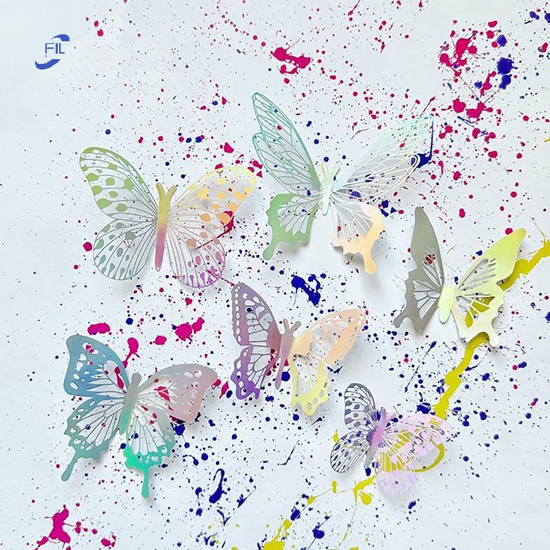 FIL ใหม่ 12 ชิ้นเค้กวันเกิดแฮปปี้ Topper Rose Gold ประเภทพับเด็กเค้ก Topper ขนมตกแต่ง Baby Shower ของขวัญ - รูปที่ 4