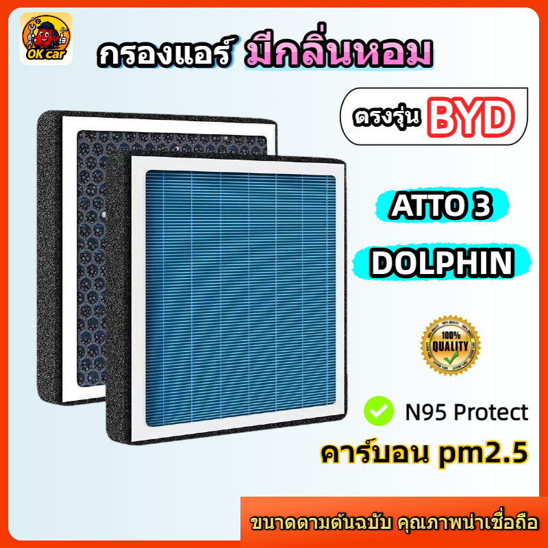 [PM2.5] กรองแอร์ รุ่นมีกลิ่นหอม ตรงรุ่น MG5 All New ปี 2021+ ( เอ็มจี ) คาร์บอน ดับกลิ่น ลมแรง