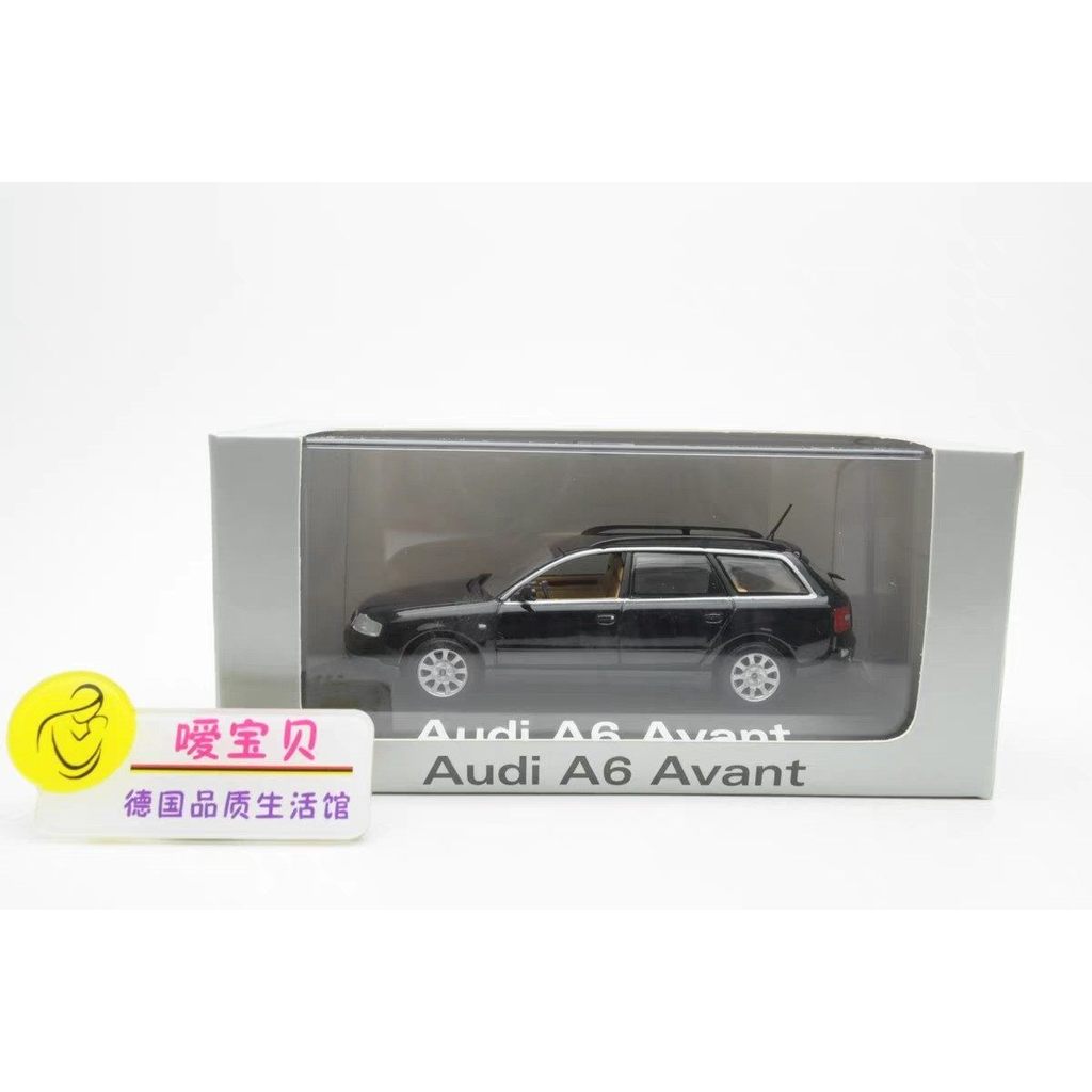 [คลังสินค้าพร้อม] Audi A6 Avnat C5 Watt Can Travel Edition 1/43 Dark Blue Mini Cut Model Metal 5th G