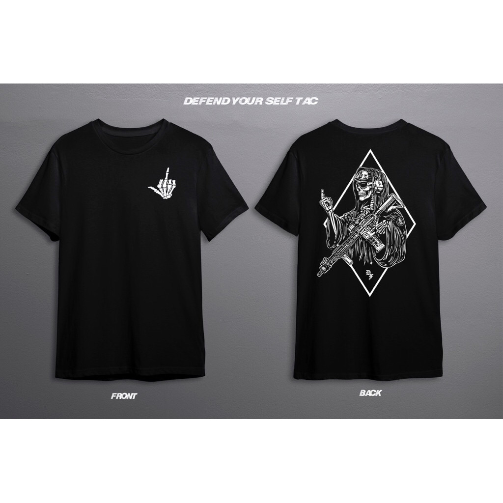 เสื้อยืด Tactical (DEFEND YOUR SELF V.2 1ST)S-5XL