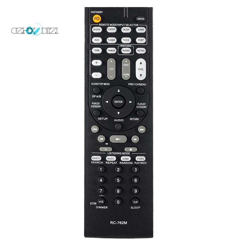 Gzhxdiizi1 ชิ้นรีโมทคอนโทรลเปลี่ยน RC-762M สําหรับตัวรับสัญญาณ AV HT-R380 HT-R290 HT-R390 HT-R538 TX