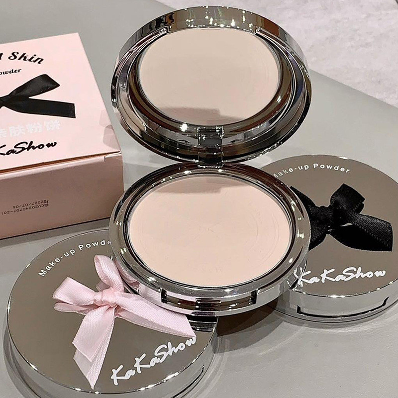 ขายร้อน [ราคาขายส่ง] kakashow Soft Mist Skin-Friendly Pressed Powder คอนซีลเลอร์กันน้ําเหงื่อไม่ง่าย