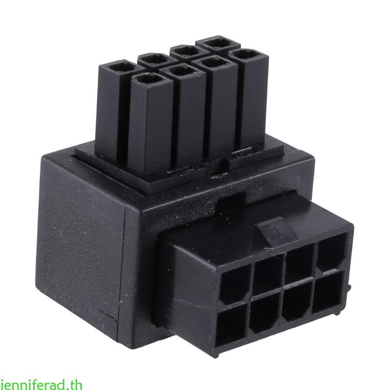Jenniferad เมนบอร์ด CPU 8PIN Power Steering Connector 8pin Power Adapter CPU 8PIN 90 องศา