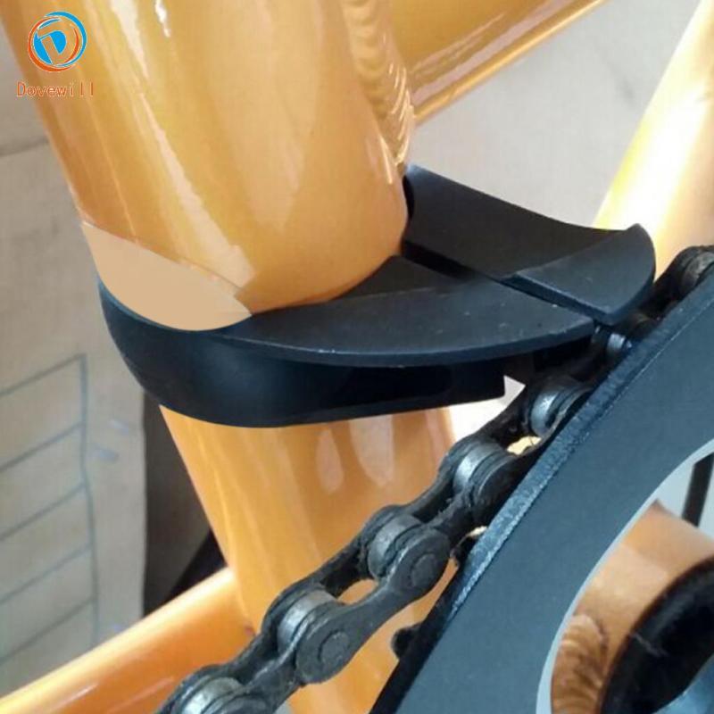 Dovewill Bike Chain Guard ตัวจัดโซ่แบบติดตรง กุญแจเก็บสายพานสำหรับโซ่เดียว ขนาดเส้นผ่าศูนย์กลาง 1.5-1.7 นิ้ว